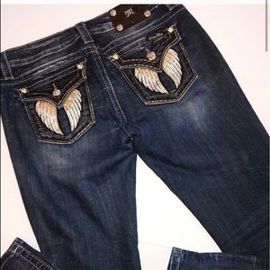 Miss Me Angel Wing Skinny Jeans